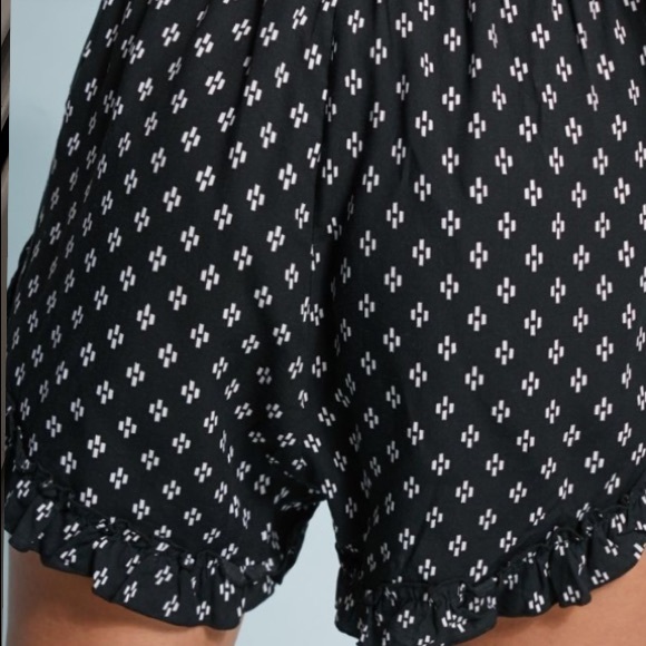 New Anthropologie beach gold safari high rise printed shorts size XS/S - Picture 5 of 10